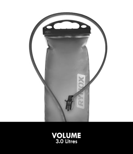 Image of Rynox Reload Hydration Bladder 3 LTR | BPA and PVC Free | TPU Material Construction | Lightweight Hydration Bladder with Helmet-Friendly Bite Valve