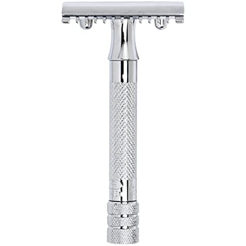 Merkur Classic 3-Piece Razor Double Edge Safety Razor, MK-15C Cover