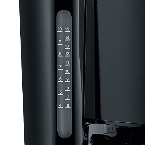 SEVERIN KA 4815 Type Cafetera para filtros de café molido, 1.000 W, 10 tazas, incluye jarra de cristal, negro - Imagen 6