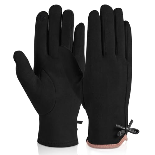 Damen Winterhandschuhe Mit Touchscreen - Wolle & Fleece Gefüttert, Warm Für Kaltes Wetter