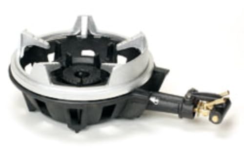 タチバナ製作所 TS-220S 都市ガス ホースエンド9.5mm 下枠・五徳セット (羽根なし) (種火なし) ストロングバーナー 二重コンロ 鋳物コンロ (都市ガス 9.5mm)