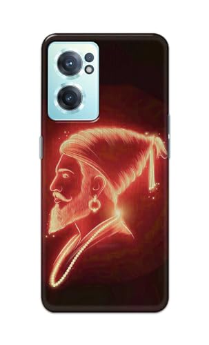 Image of Plastic Printfidaa Printed Hard Back Cover Case For Oneplus Nord Ce 2 5G Back Cover (Chatrapati Shivaji Maharaj) -112, Multicolor