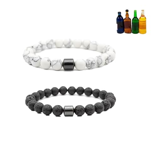 Anti Alcohol Bracelet, Adjustable Anti-Alcohol Bracelet to Reduce the Urge to Drink Cravings, Reduce the Urge to Drink Relieve Anxiety and Stress for Women Men