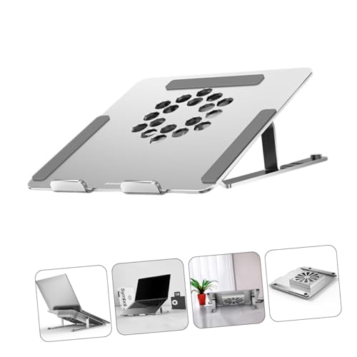 Base ajustable de aluminio con ventilador para laptop de hasta 17.3" miniatura 6