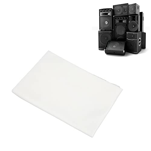 Speaker Grill Cloth, Polyester Breathable Speaker Mesh Cloth Waterproof Dustproof Speaker Mesh Fabric Protector (White) - Image 3