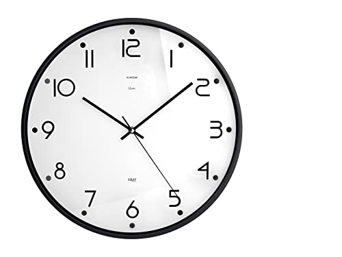 H&h orologio parete schroder tondo cm 40 colore