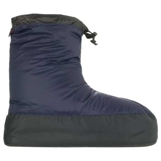 Western Mountaineering Standard Down Bootie - Men's Navy Blue, M