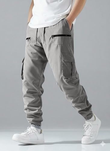 Image of INKKR Men Cargo || Men Zipper Cargo Pants Cotton ||