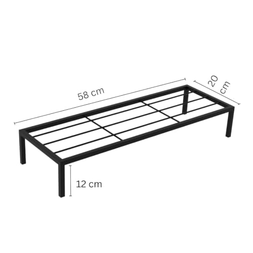 Image of NAYRA Thick Long Metal Stand Black Color Set of 3 for Heavy Planters |Anti-Rust Pot Stand for Outdoor & Indoor Planters Garden Stand | Plant Stands for Balcony Decoration (set of -3)