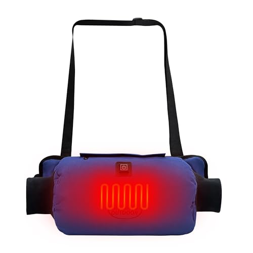 Heated Hand Muff for Hunting Fishing(No Power Bank) USB Powered Heated Hand Warmer Pouch with 3 Heat Modes Great for Winter, Baseball, Hiking, Camping reeds