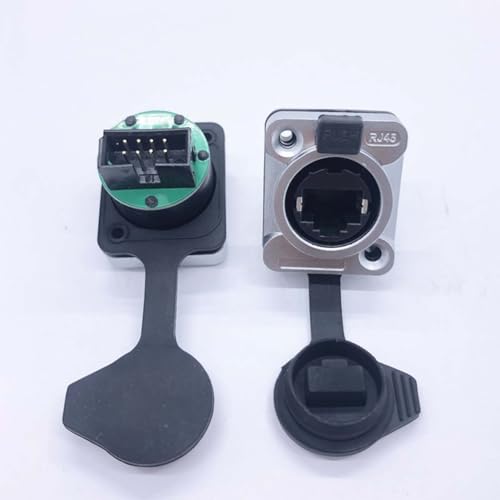 Prise de châssis Ethernet RJ45 étanche IP65 traversante pour réseau extérieur et baie de brassage - 3