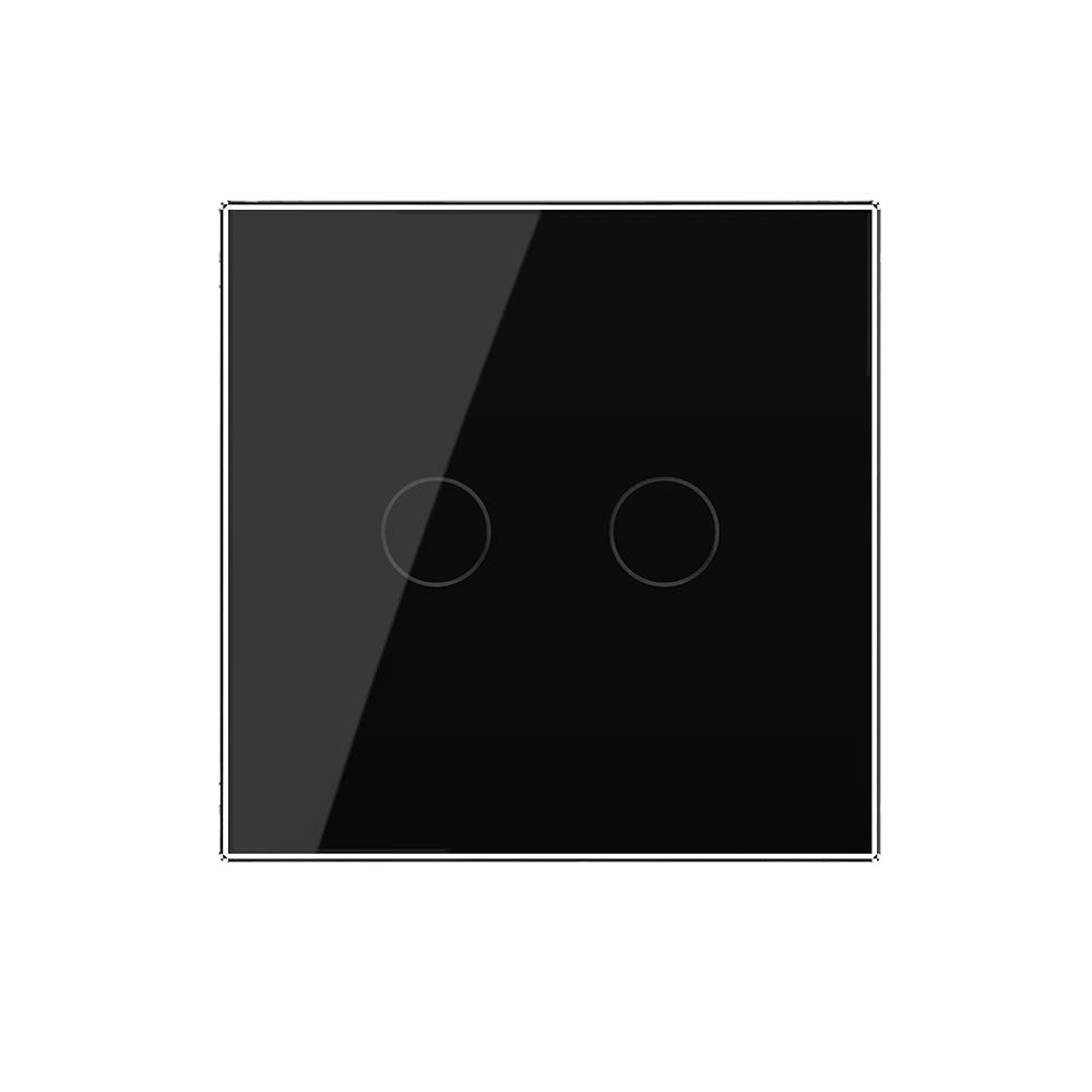 LIVOLO Touchschalter Serienschalter Funklichtschalter 2 Weg Touch Remot Switch mit Glasblende VL-C702R-12 Neu