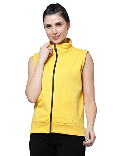 Image of UZARUS Women's Half Sleeves Cotton Fleece Premium Jacket