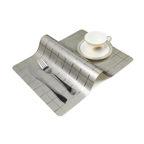 Tapis de table imperméable en PVC avec coussin isolant pour vaisselle