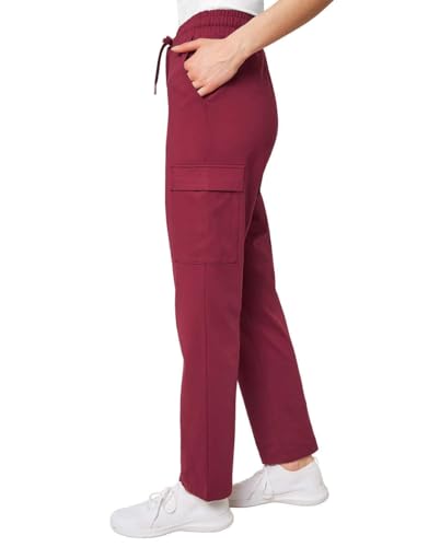 Mondetta Ladies' Straight Leg Cargo Pant (Medium, Tibetan Red)2