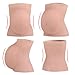 BodhiTCM Silicone Pregnant Belly 6,9 Month Artificial Fake Pregnancy with Realistic Texture for Movie Props, Performance, Training and Faking Pregnancy (Ivory White, 6 Months)