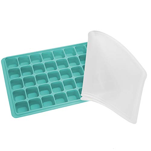 Bandeja de Cubitos de Hielo con Tapa Flexible 40 Cavidades