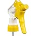Heavy Duty Universal Industrial Replacement Mist & Stream Yellow Trigger Sprayer with 9.5 Inch Tube 28-400 Neck Size (Pack of 12)