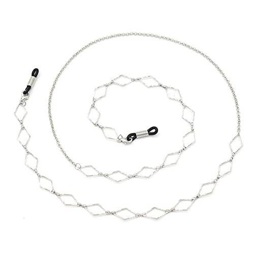 1PC ファッションビーズ眼鏡チェーン女性のための金属サングラスランヤードアイウェアリテーナー老眼鏡コード,4