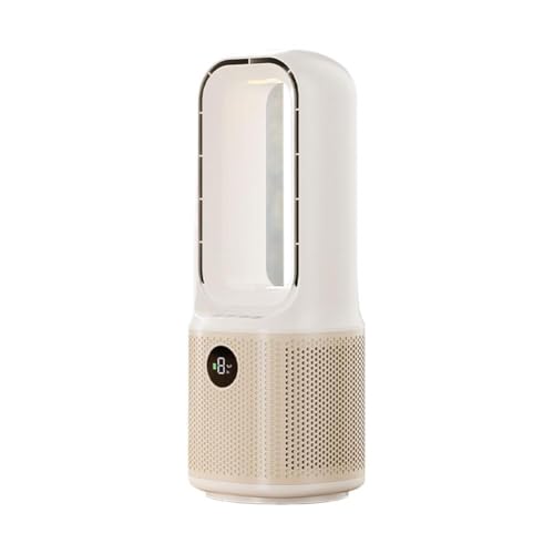 Ventilador de torre sin aspas con humidificador, ventilador de refrigeración circulador oscilante, potente ventilador para interior de escritorio