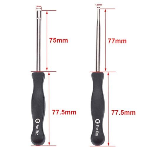 Hippotech Packung mit 12 Vergaser-Einstellwerkzeugen und Tragetasche für 2-Takt-Kleinmotor für Poulan für Husqvarna für STIHL für ECHO Trimmer-Kettensäge