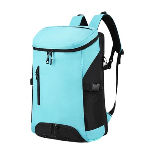 Mochila de bádminton con compartimento separado para calzado que elimina el desorden textil