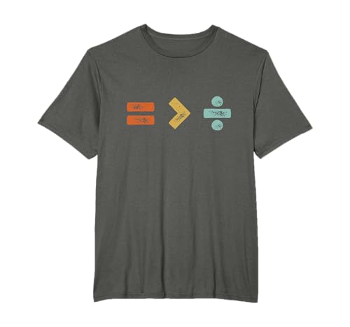 Equality Is Greater Than Division Vintage Retro Antirracismo Camiseta