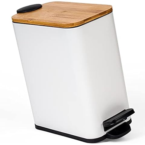 Kazai.® Papelera de Baño de Diseño 5 Litros Cover