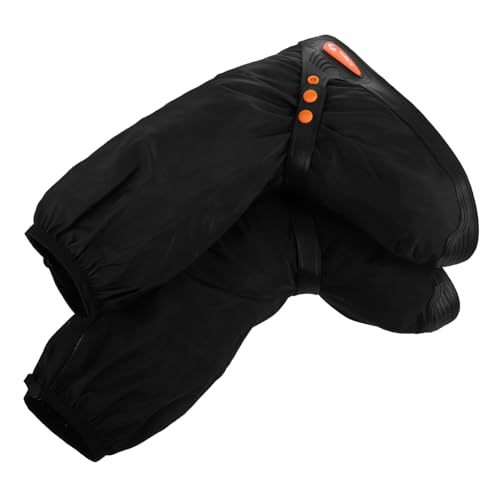 Cubrecalzados impermeables para ciclismo y caminata, cubrebotas aislantes, color negro, tamaño 40x32x12 cm miniatura 1