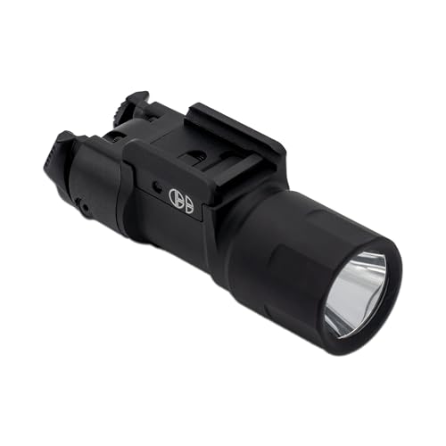 Cloud Defensive EPL Duty Enhanced Pistol Light - 52 000 Candela 1 200 Lumens Tactical Weapon Mounted Light (WML) - Fits Popular Duty-Style Holsters - IPX-7 Waterproof & BAA Certified - Black