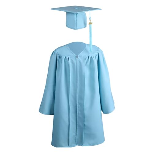 Image of Kindergarten 2025 Graduation Cap and Gown Tassel Sets with Charm 2PCS Graduations Stoles for Kids Grad Party Clothes