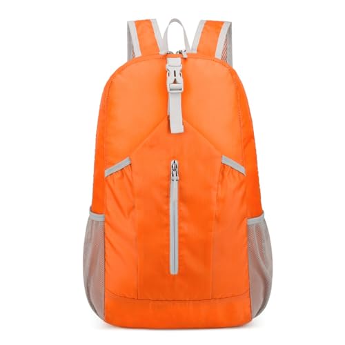 Outdoor Foldable Lightweight Backpack Suitable for Fitness Hiking Mountain Cycling Marathon(Orange)