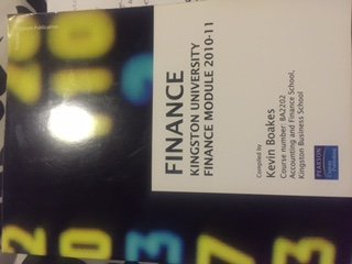 Finance Kingston University Finance Module 2010-11