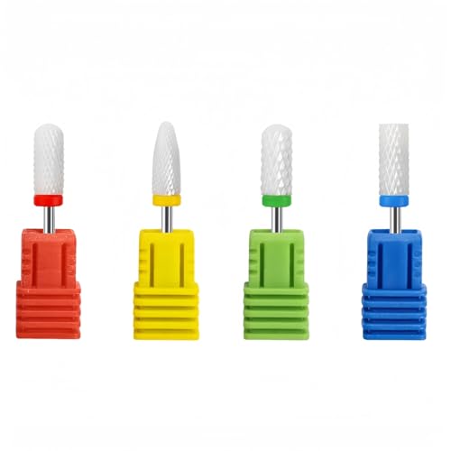 Set de 4 Puntas de Cerámica para Taladro de Uñas miniatura 1