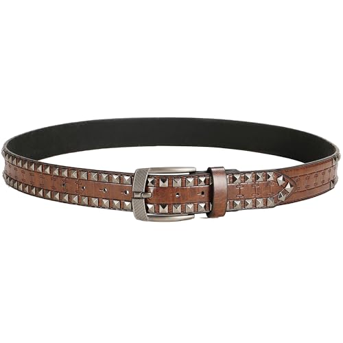 UTOWO Women Vintage-Western-Belt Floral-Engraved-Buckle Cowgirl-Belt PU-Leather-Strap Removable-Buckle Cowboy-Belts 29"-38"3