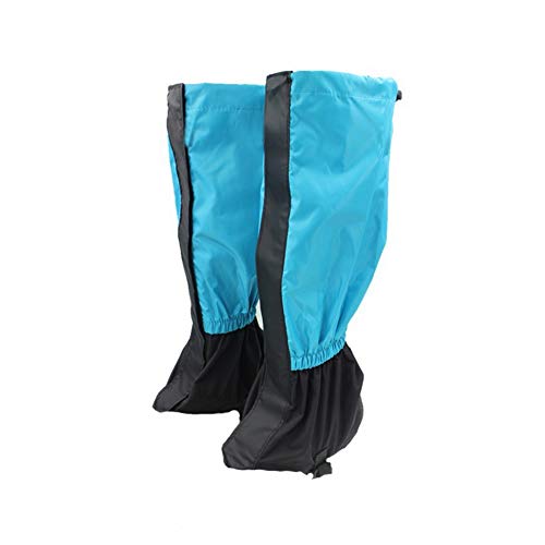 xuew Nieve Pierna Polainas Cargador Impermeable de los cocodrilos de Senderismo Polainas Pierna Cove Guardia protección para Las piernas para Caminar Escalada Caza Ciclismo Blue Sky 1Ponga