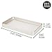 mDesign Modern Decorative Metal Guest Hand Towel Tray Holder Organizer for Disposable Paper Napkins, Jewelry, Makeup - Bathroom Vanity Sink Counter Organization - Unity Collection - Satin