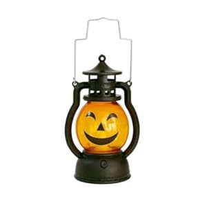 Party Expresss Light Up Halloween Small Pumpkin Lantern-1PC