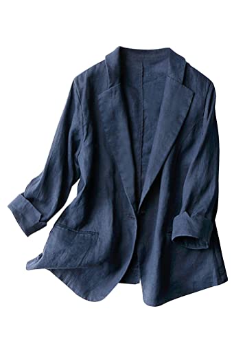 Damen Blazer ärmellos Elegant - Business Weste Für Büro Und Freizeit