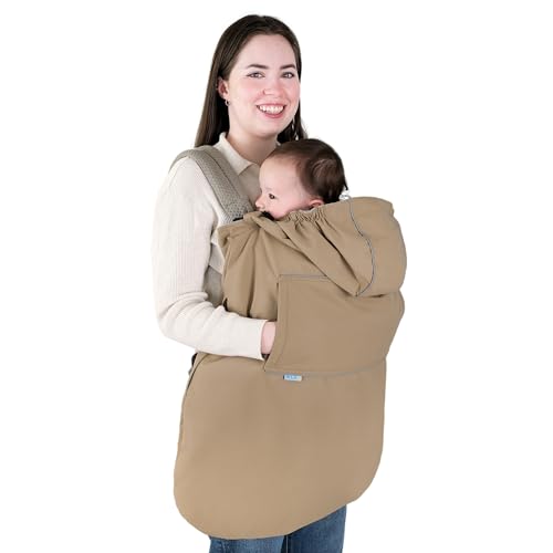 Jan & Jul Waterproof Baby Carrier Cover with Fleece Lining Universal Fit for All Baby Carriers (Soft...