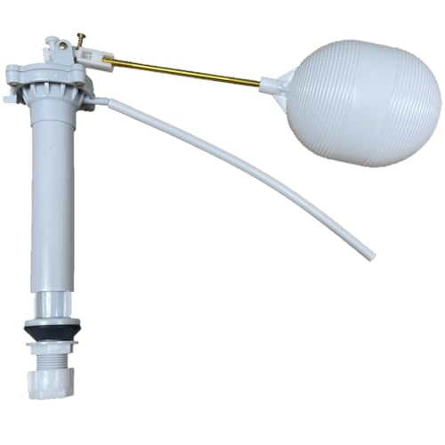 NUFLUSH Mansfield Toilet Fill Valve – 12-Inch Ballcock Replacement, Universal