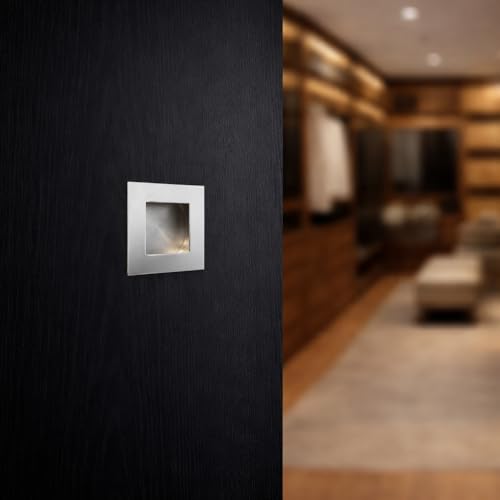 Bolsillo cuadrado Inox fhix05-10B para optimizar espacio en puertas empotradas de baños 5