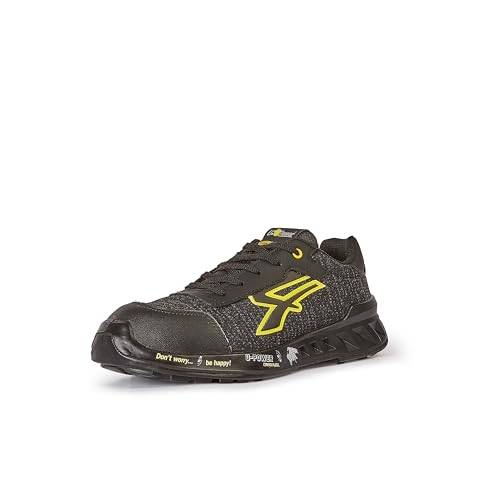U-Power Red Leve Frank, Zapatos de Seguridad, Zapatillas Deportivas Ligeras antipinchazos Unisex, Suela Bast, Inserto Infinergy, con Puntera de Aluminio-