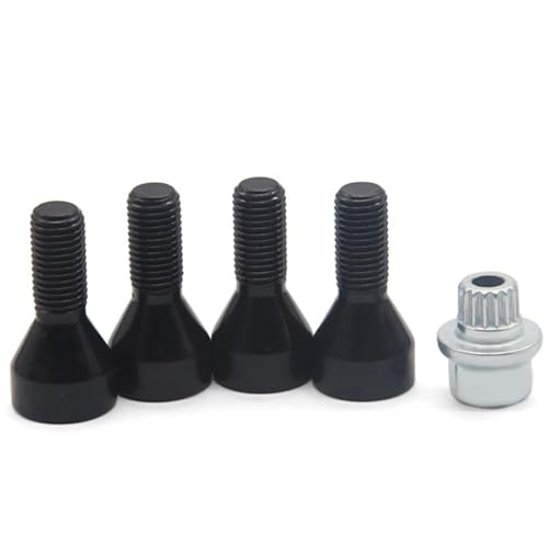 Tornillo de dientes interiores M12 * 1.5 juego de tornillos esféricos para buje de coche BMW