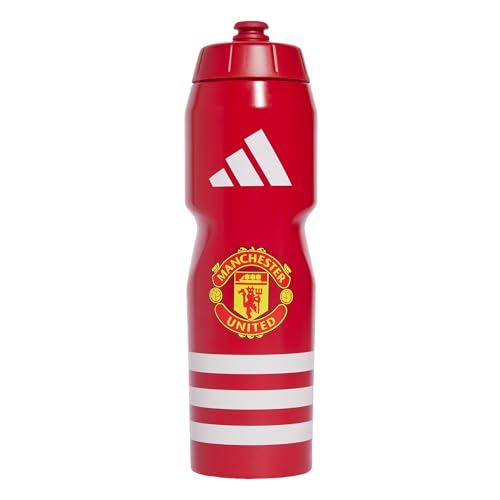 adidas Manchester United Gourde pour Adulte Unisexe Rouge NS