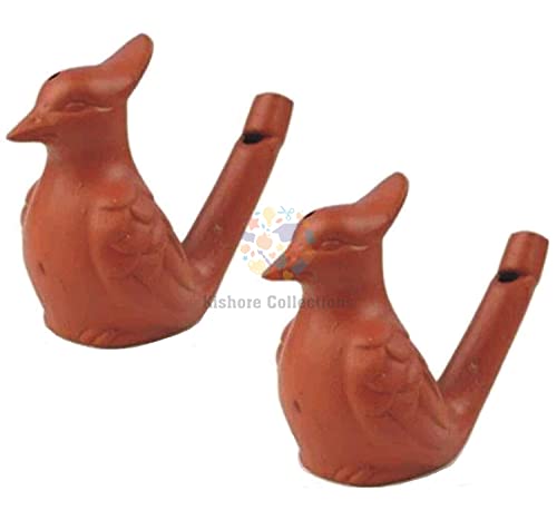 Image of Clay Bird Water Whistle - Set of 6