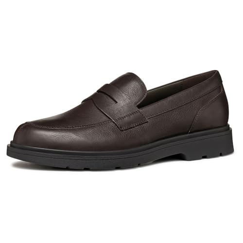 Mocasines hombre Geox U Spherica Ec1 para el día a día urbano en café 6
