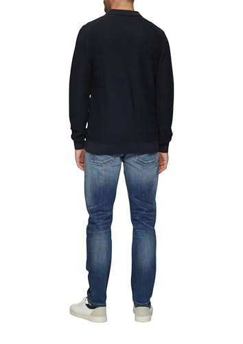 Pull col polo s.Oliver homme vêtement casual chic manches longues