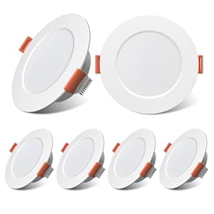 TrustWheel 6000K-CW LED Einbauleuchten 6 Stück