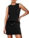 WIHOLL Two Piece Sets for Women Summer Tennis Skirts with Shorts 2 Piece Outfits Cruise 2025 Spring Break Beach Vacation Clothes Fashion Cozy Travel Comfy Matching Sets Women Clothing Black S